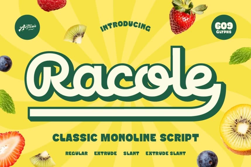 Racole Script Yazı Tipi – Script creative asset