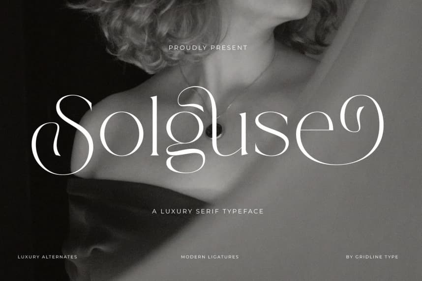 Solguse Font – Serif Yazı Tipi creative asset