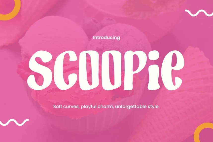 Scoopie Display Font