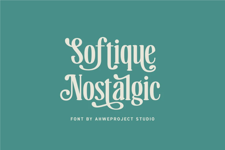 Softique Nostalgic Font
