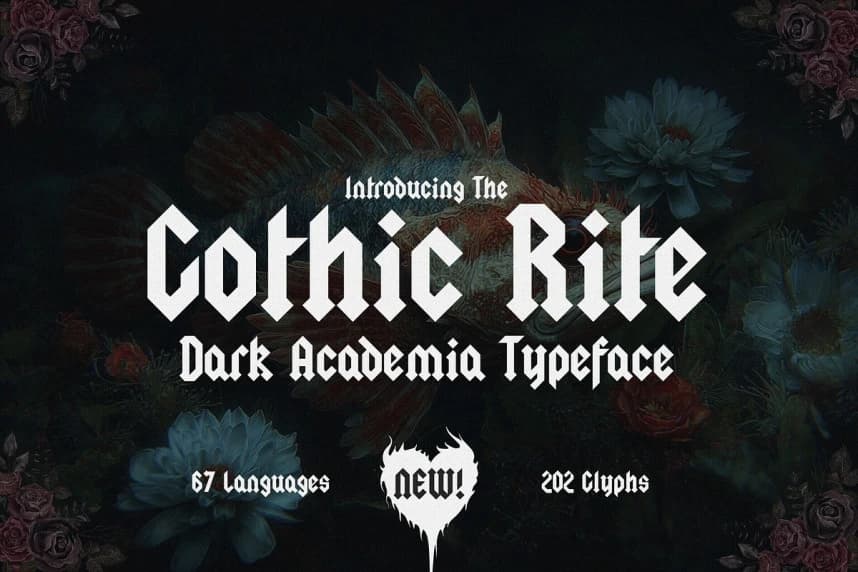The Gothic Rite Font – Görüntü creative asset