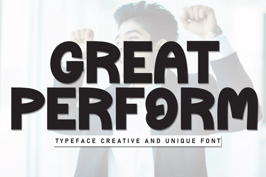 Great Perform Display Font