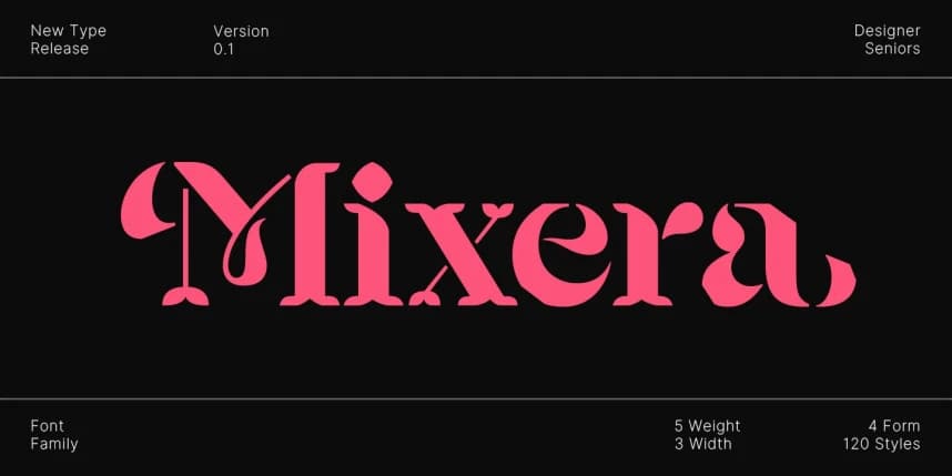 Mixera Font Family