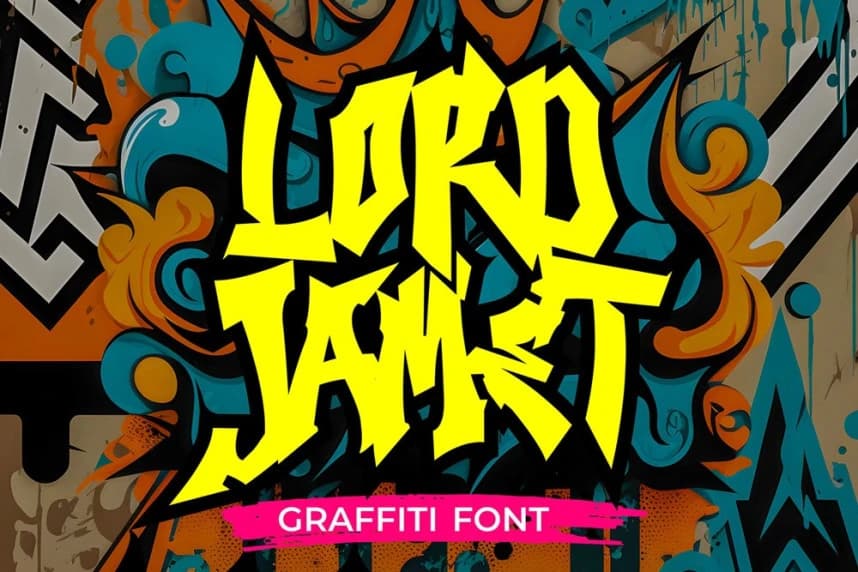 Lord Jamet Font – Display creative asset
