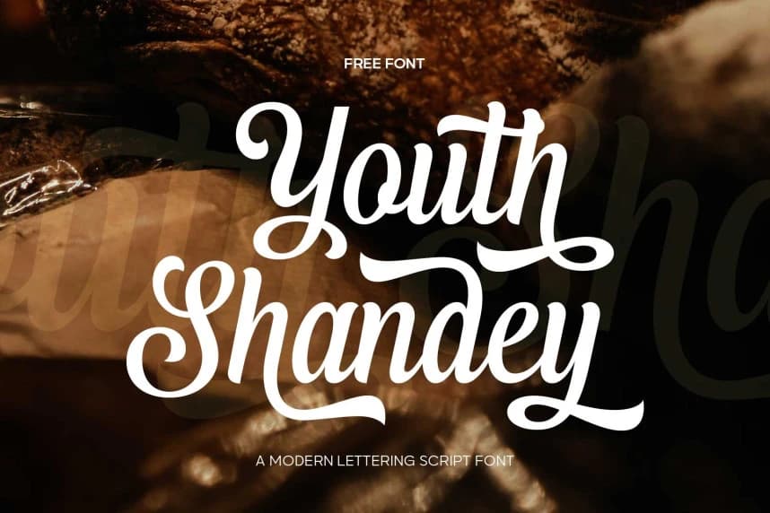 Youth Shandey Font – Script creative asset