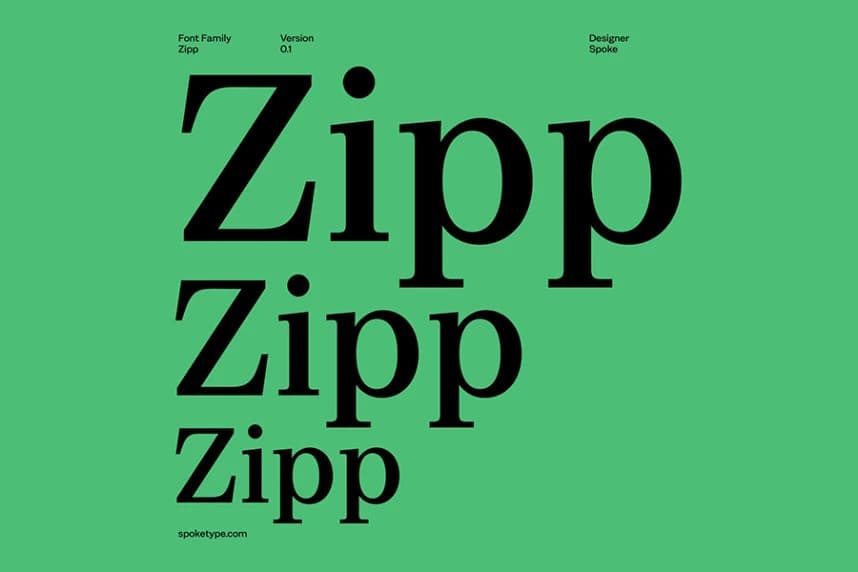 Zipp Font Family