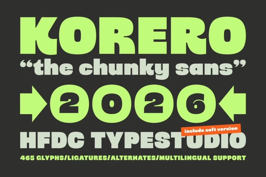 Korero Font – Görüntü creative asset