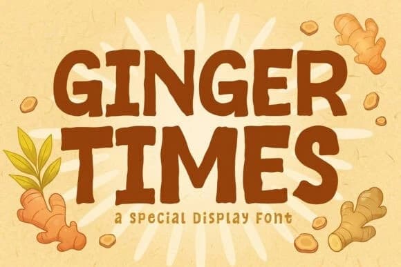 Ginger Times Yazı Tipi – Görüntü creative asset