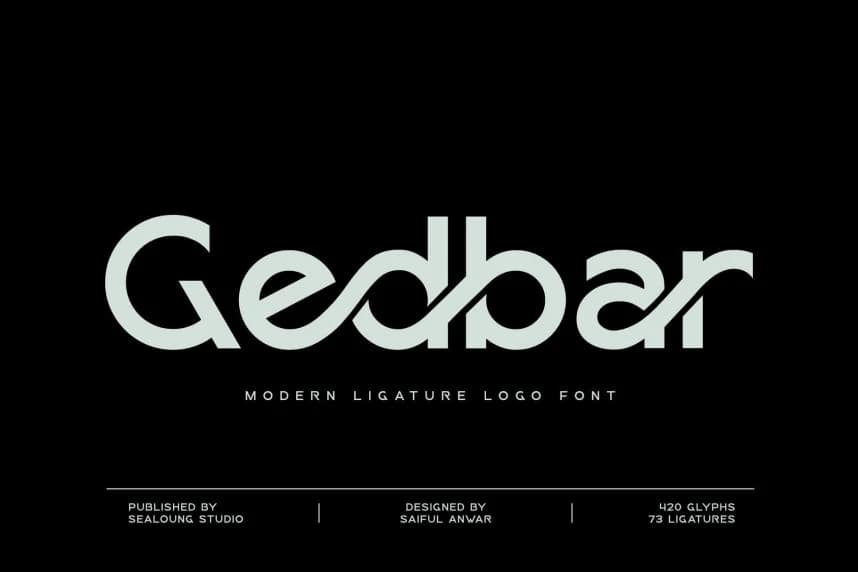 Gedbar Font