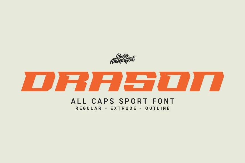 Drason Font – Görüntü creative asset