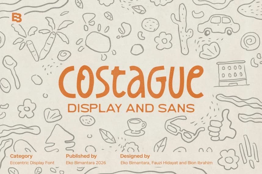 Costague Font – Görüntü creative asset