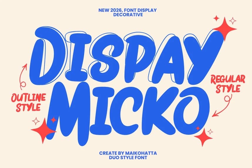 Dispay Micko Playful Font