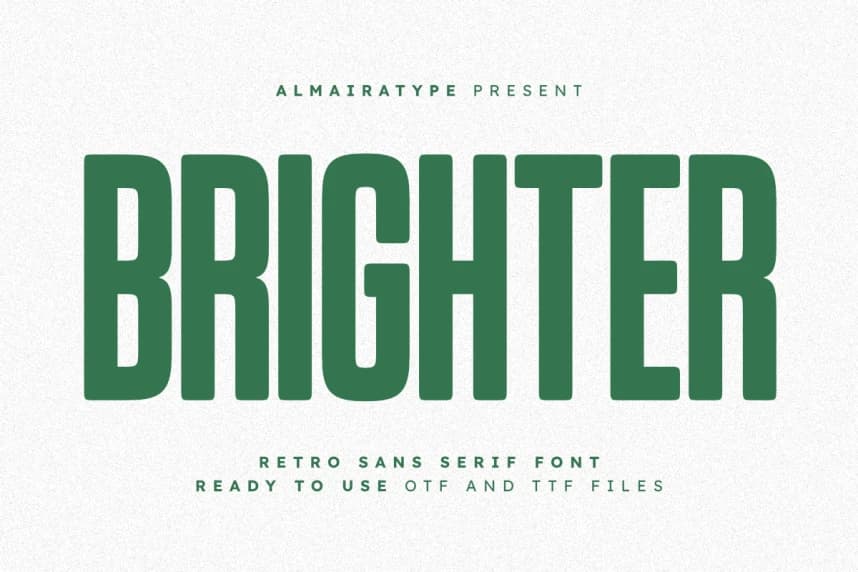 Daha Parlak Sans-Serif Yazı Tipi – Sans Serif creative asset