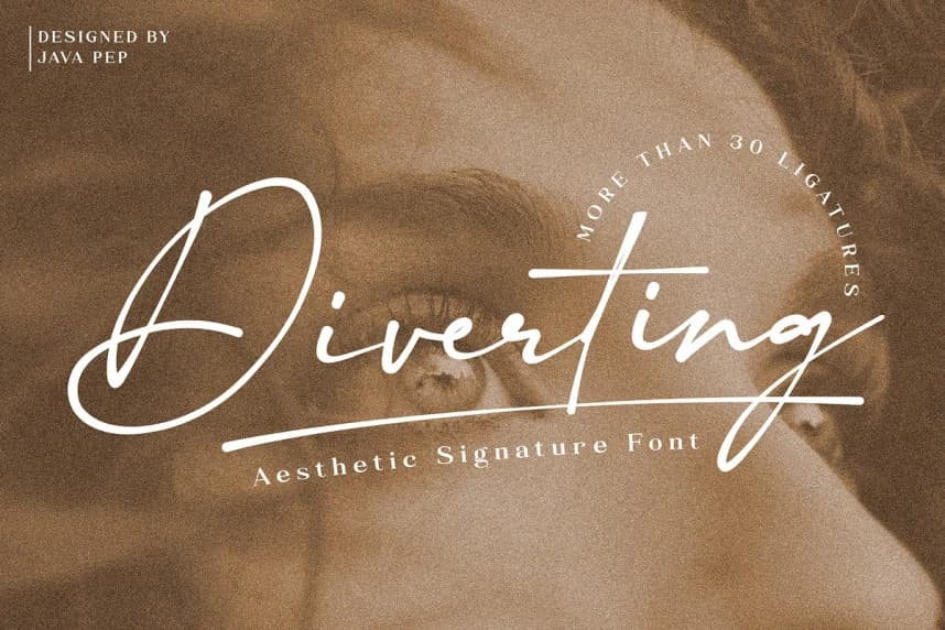 Diverting Script Font