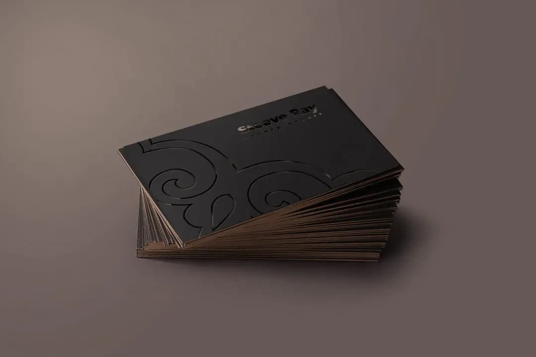 Lüks Siyah İş Kartı Mockup Ücretsiz PSD – Mockuplar creative asset