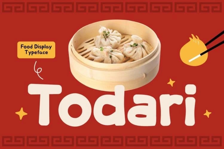 Todari Playful Font – Display creative asset