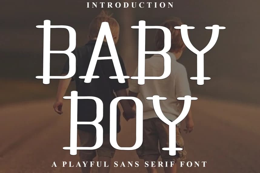 Erkek Bebek – Creative Style Font – Görüntü creative asset