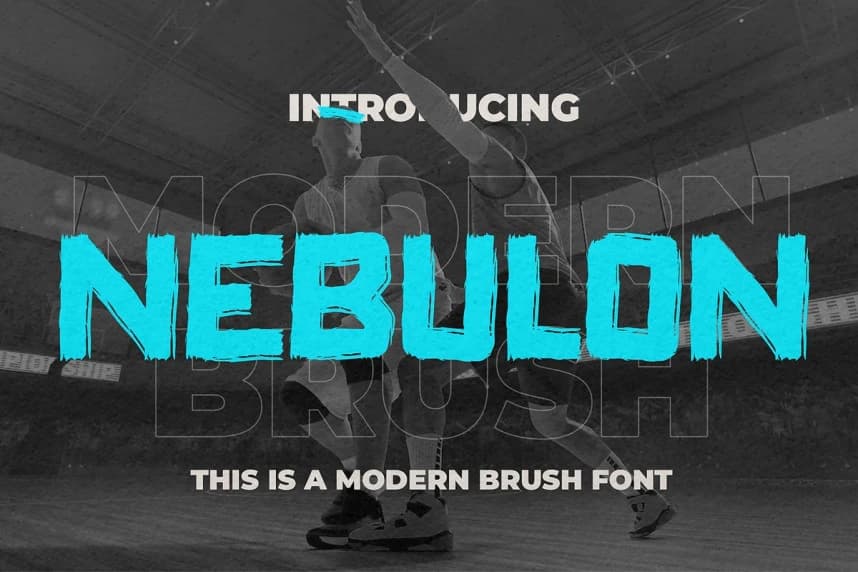 Nebulon Brush Font