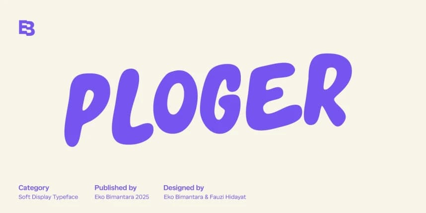 Ploger Display Font