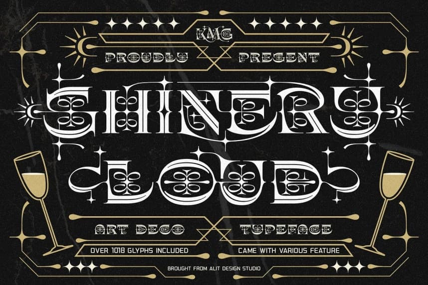 Shinery Loud Font – Görüntü creative asset
