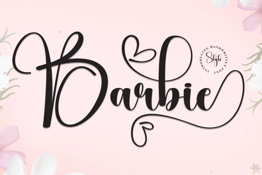 Barbie – Otantik El Yazısı Stil Fontu – El Yazısı creative asset
