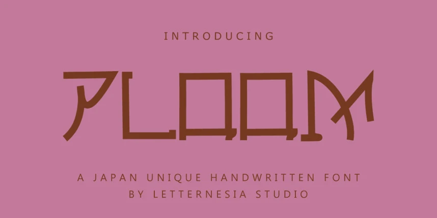 Ploom Font – Görüntü creative asset
