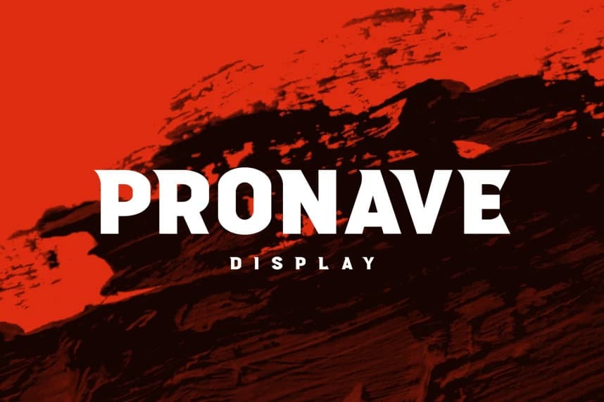 Pronave Display Font
