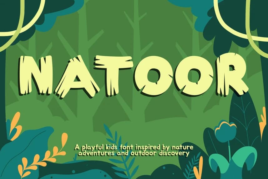 Natoor Display Font