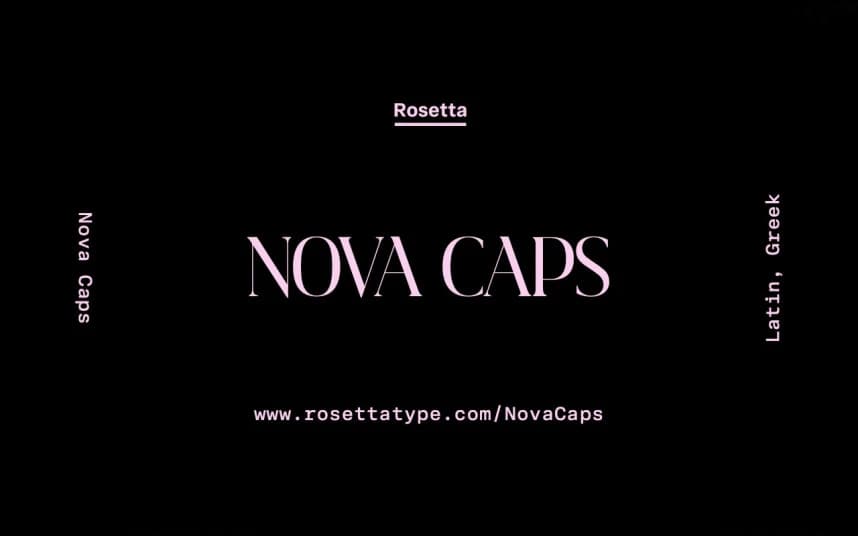 NovaCaps Font Family