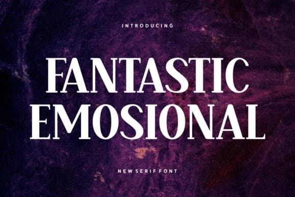 Harika Emosional Font – Görüntü creative asset
