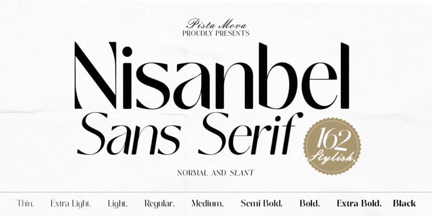 Nisanbel Yazı Tipi – Görüntü creative asset
