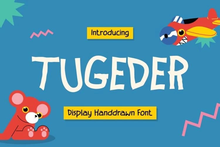 Tugeder Eğlenceli Yazı Tipi – Görüntü creative asset