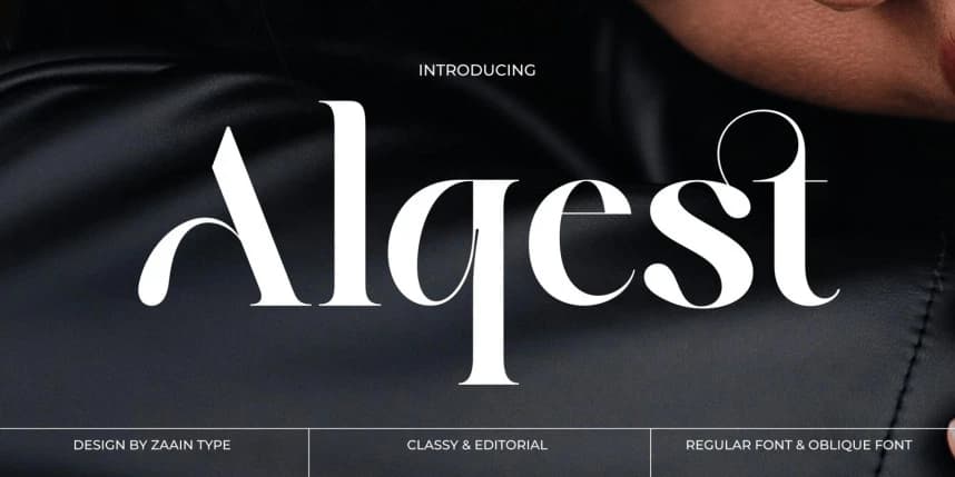 Alqest Font – Serif creative asset