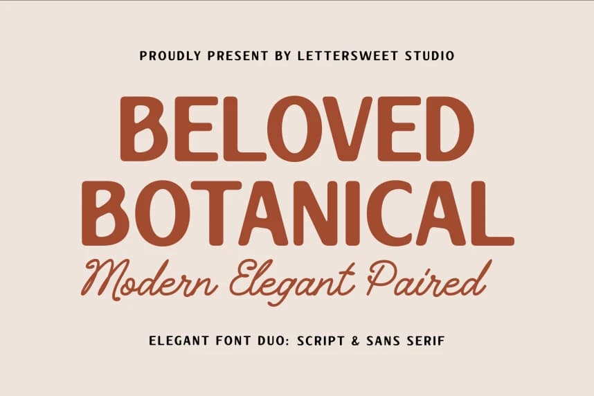 Beloved Botanical Font
