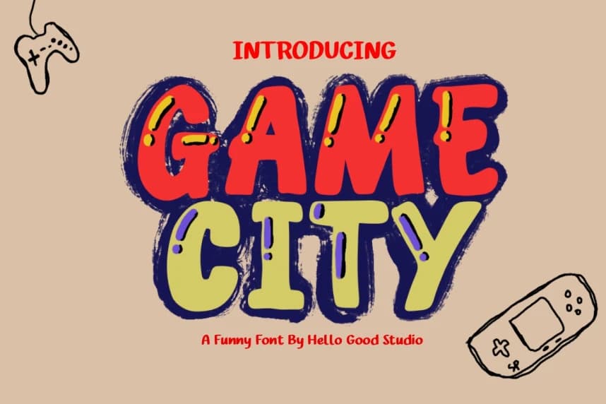 Game City Yazı Tipi – Görüntü creative asset
