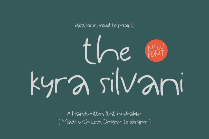 The Kyra Silvani Font