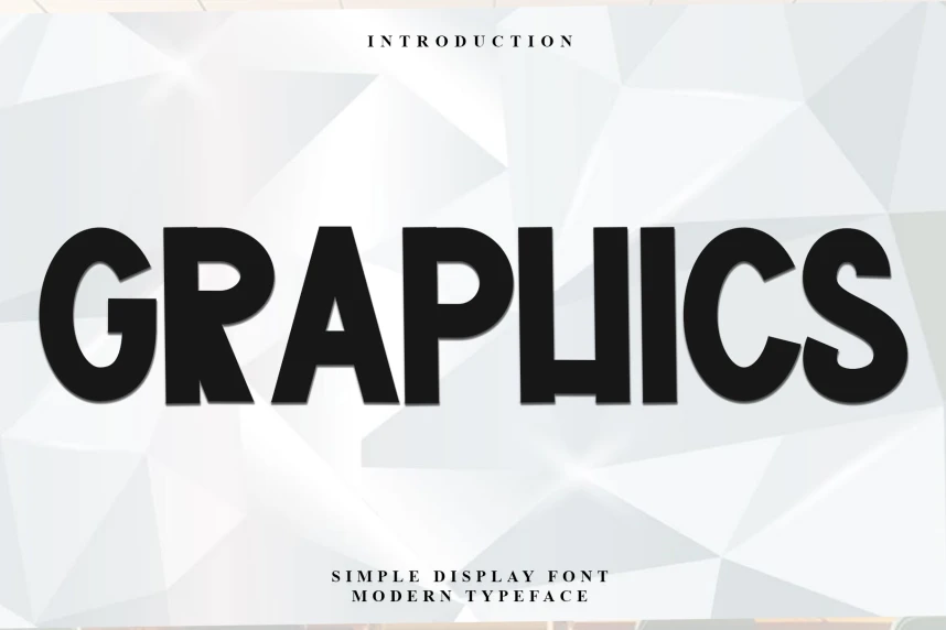 Graphics Display Font – Görüntü creative asset