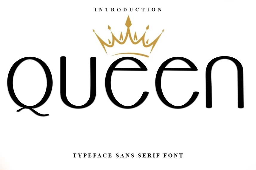 Queen Sans Serif Yazı Tipi – Görüntü creative asset