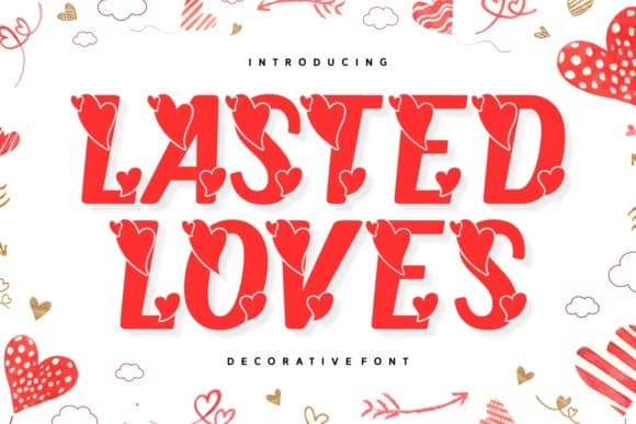 Lasted Loves Font – Görüntü creative asset