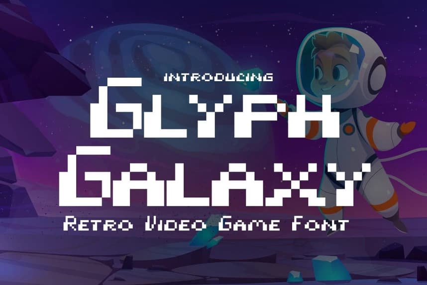 Glyph Galaxy Font