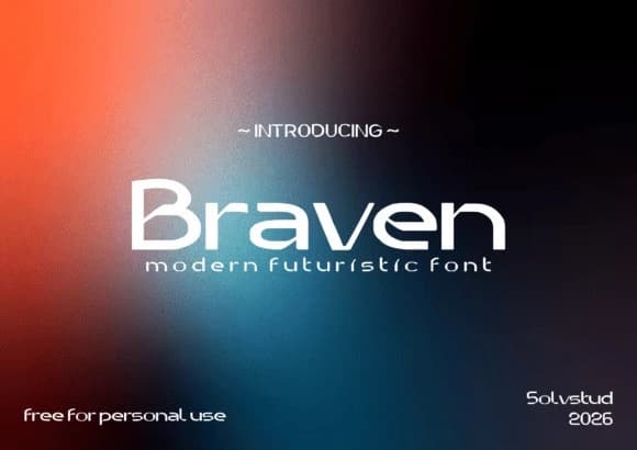 Braven Font – Görüntü creative asset