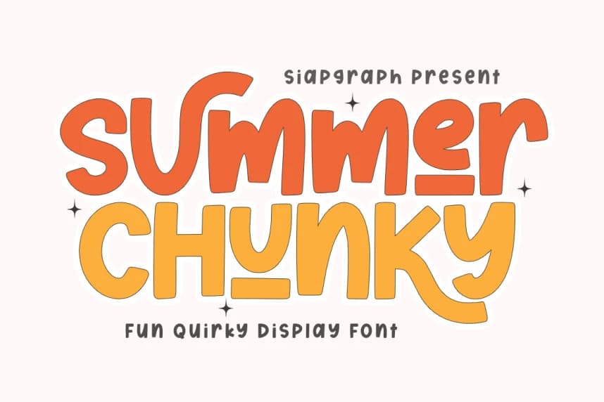Summer Chunky Font