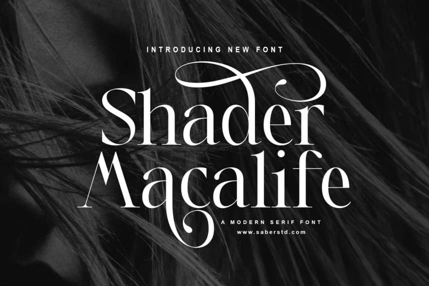 Shader Macalfe Font – Serif creative asset