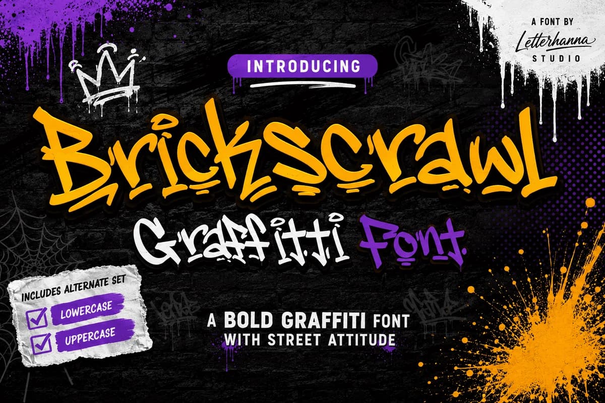 Brickscrawl Yazı Tipi – Görüntü creative asset