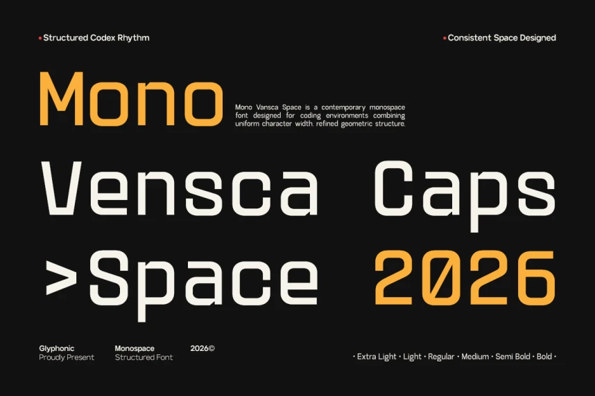 GC Vensca Mono Font