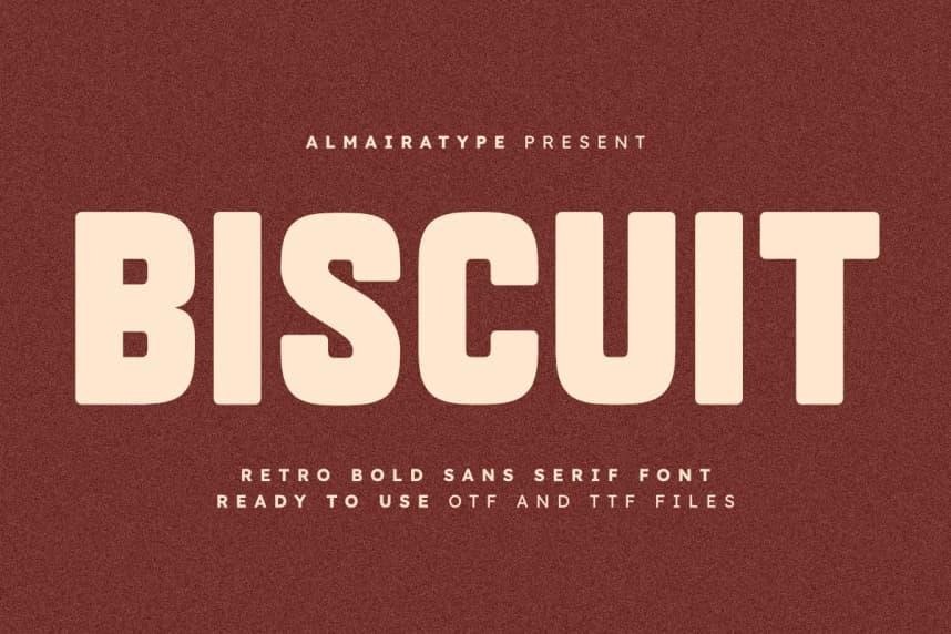 Biscuit Sans Serif Yazı Tipi – Sans Serif creative asset
