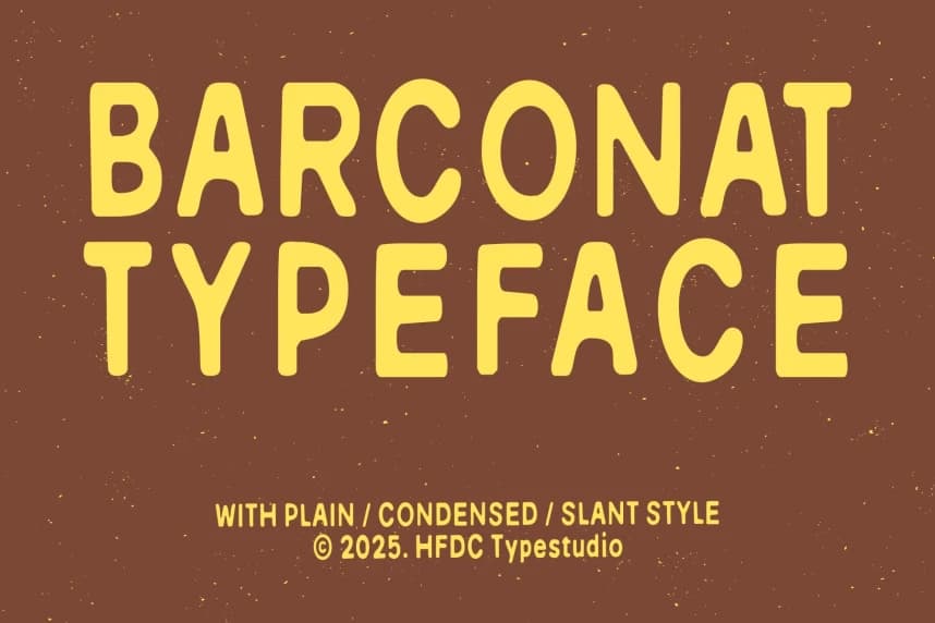 Barconat Font – Görüntü creative asset