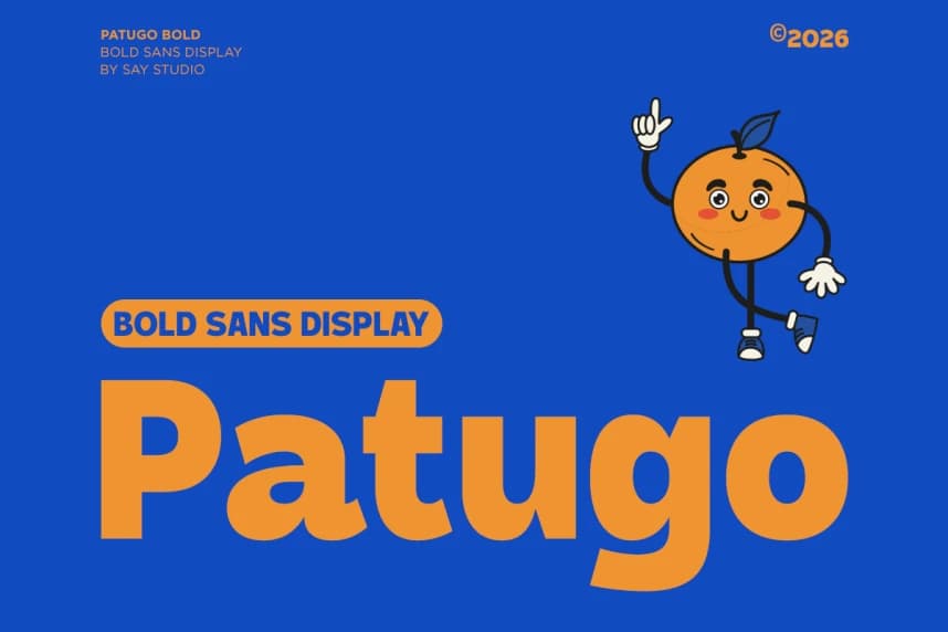 Patugo DEMO Font – Görüntü creative asset