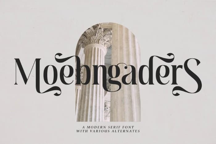 Moebngaders Font