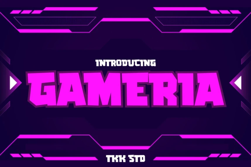 Gameria Display Font
